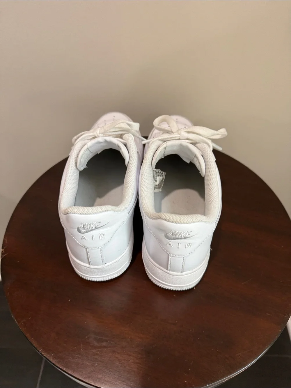 Nike Men’s All-White Low-Top Sneakers